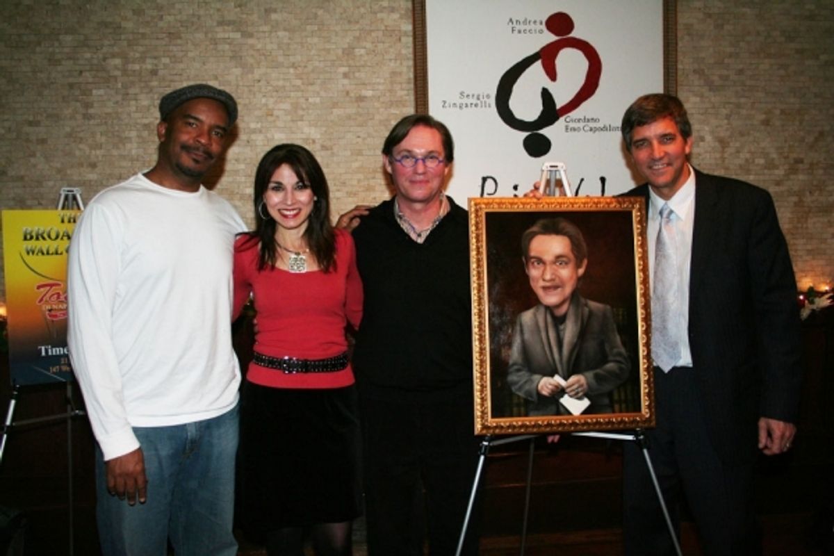 David Alan Grier, Valerie Smaldone, Richard Thomas and Bruce Dimpflmaier at 